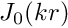 $ J_0(kr) $