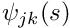 $ \psi_{jk}(s) $