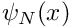 $ \psi_N(x) $