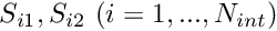 $S_{i1},S_{i2} \ (i=1,...,N_{int})$