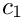 $ c_1 $