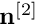 $ \mathbf{n}^{[2]} $