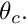 $ \theta_{c}. $