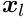 $ \mbox{\boldmath$x$}_{l} $