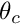 $ \theta_{c} $