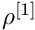 $ \rho^{[1]} $