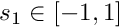 $s_1\in[-1,1]$