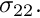 $ \sigma_{22}. $