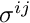 $ \sigma^{ij} $